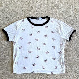 Gaze Cute Cat T Shirt